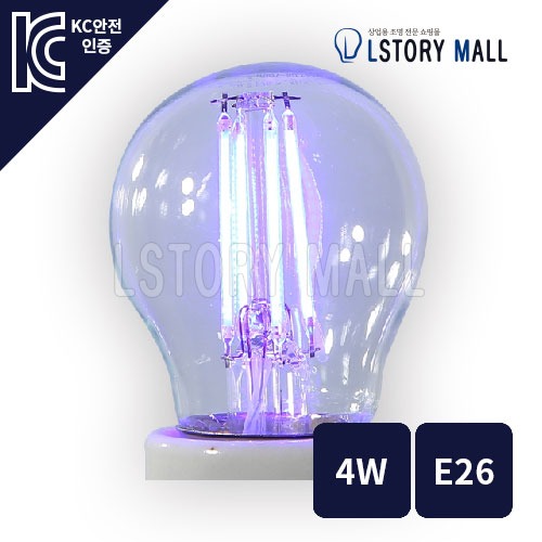 LED 인지구램프 4W/E26 (블루)