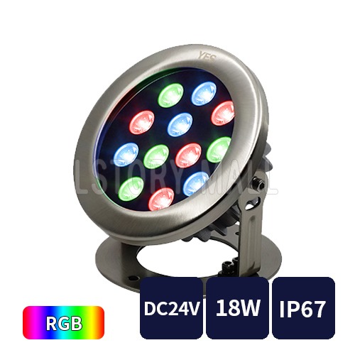 LED 수중등 3088-A (18W / RGB)