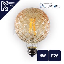 LED 에디슨램프 G95에코애플 (4W/E26)