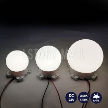 LED 볼구 (DC24V / 50,60,80Φ / 전구색,주광색)